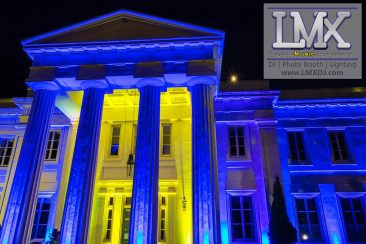 Wadsworth Mansion, Middletown, CT, Wedding Uplighting