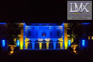 Wedding Uplighting at Wadsworth Mansion (Middletown, CT)